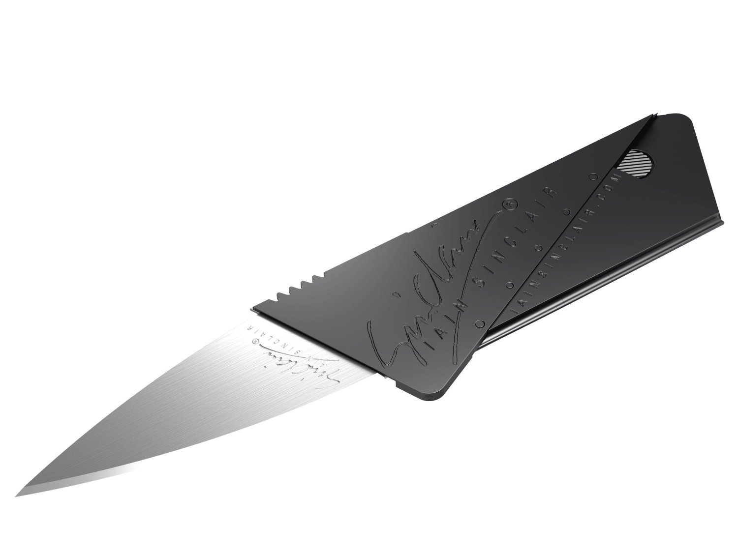 Credit Card Knife Iain Sinclair Cardsharp 2 with Silver Blade Enyze